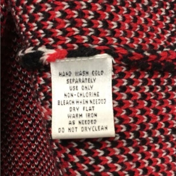 Liz Baker Women’s Cardigan Sweater VTG 80s/90s Button Up Tartan Plaid Holiday 1X - Picture 8 of 9